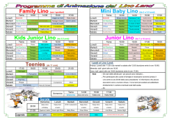 Il programma attuale per i bambini