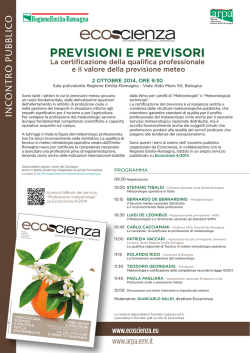 Il programma - Formazione e lavoro - Regione Emilia