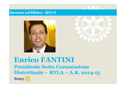 Enrico FANTINI - Distretto 2071