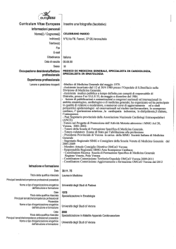 Curriculum Vitae Europass