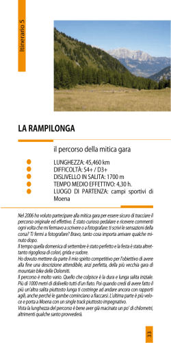 LA RAMPILONGA - VieNormali.it