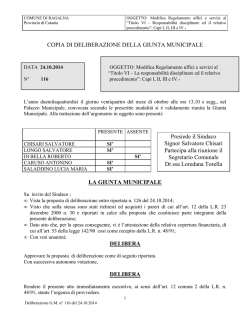 gm116 - modifica regolamento uffici e servizi