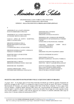 isolamento di poliovirus nelle acque di scarico in brasile
