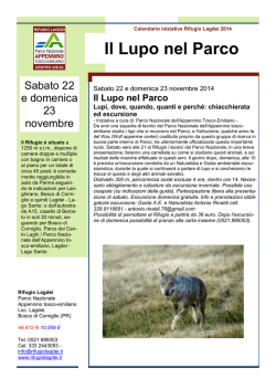 Il Lupo nel Parco
