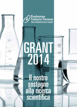 Il nostro sostegno alla ricerca scientifica