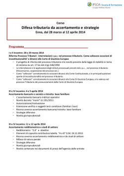Difesa tributaria da accertamento e strategie