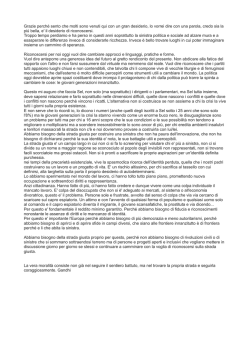 Discorso di Mapi Pizzolante al Congresso di SEL