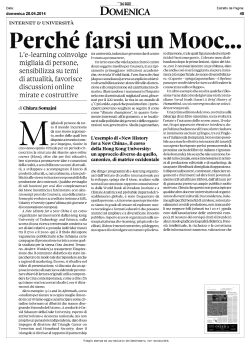 Perch farsi un Mooc