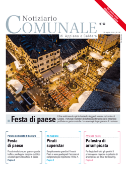 Festa di paese - Gemeindeblatt von Eppan und Kaltern