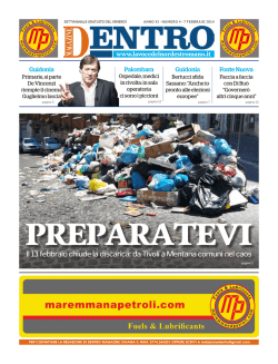 Il 13 febbraio chiude la discarica: da Tivoli a Mentana comuni nel caos
