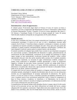 Manifesto degli studi a.a. 2014-2015