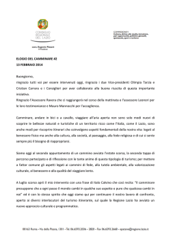 interventi - Consiglio Regionale del Lazio
