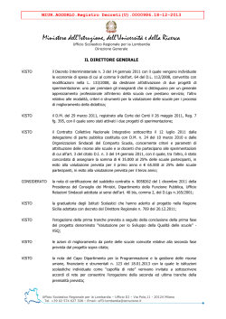 Decreto n. 986 del 18 dicembre 2013