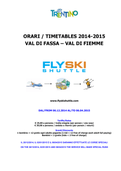 FIEMME E FASSA - Dolomiti Superski