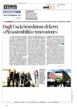 Dagli Usa la benedizione di Kerry