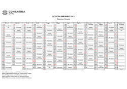 ECOCALENDARIO 2015