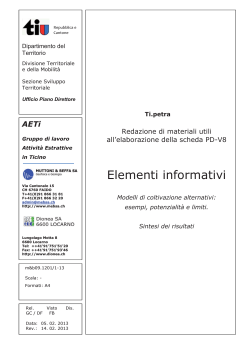 Elementi informativi - Repubblica e Cantone Ticino