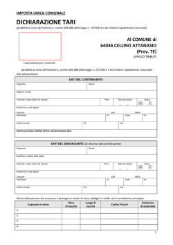 5.COMUNE DI CELLINO ATTANASIO DICHIARAZIONE TARI 2014