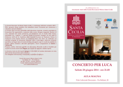 in memoria di Luca Salvadori