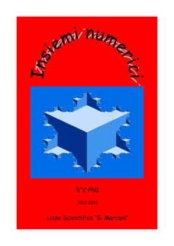 Insiemi numerici - Matematica e fisica
