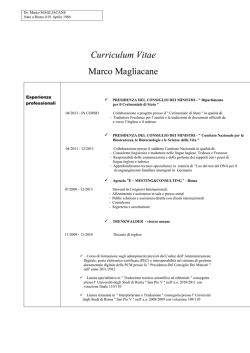 Dr. Marco MAGLIACANE