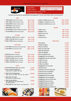 Disponibilit&Dagger; - Easyfood Pisa