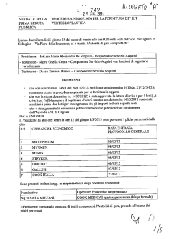 Determina n. 742 del 20/06/2014