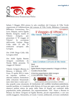 Il viaggio di Vittorio