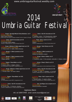 locandina - Umbria Guitar Festival