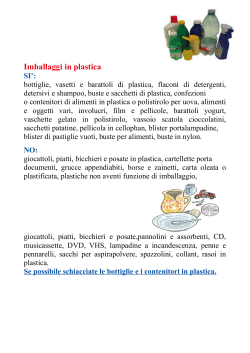 Raccolta differenziata - Comune di Barcellona Pozzo di Gotto