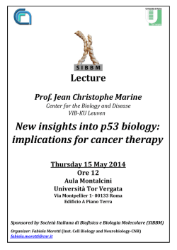 New insights into p53 biology: implications for cancer therapy