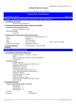 Scheda di dati di sicurezza