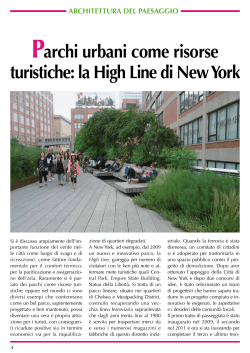 la High Line di new York - Fito