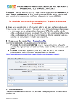 Guida Utenti per la pubblicazione e comunicazione