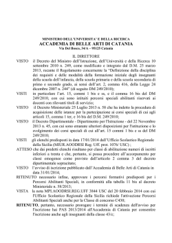 download allegato - Accademia Belle Arti di Catania