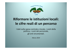 dossier aggiornato dati spesa pubblica marzo