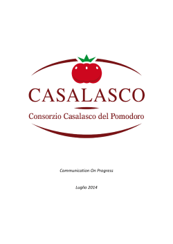 uni global compact - Consorzio Casalasco del Pomodoro