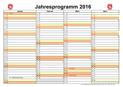 Kalender 2016 - Veloclub Horgen