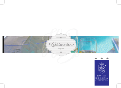 Brochure "Cerimonie - Proposte 2014"