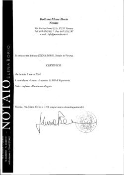 Dott.sso Elena Borio - Fondo Atlantic 2