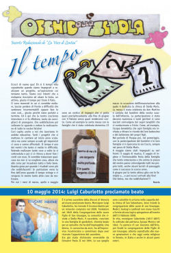 Inserto - Lentiai - La Voce di Lentiai