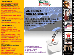 cinema - APS Cisl