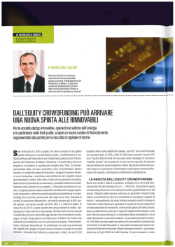 crowdfunding nelle energie rinnovabili