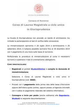 INFORMAZIONI UTILI LM RAVENNA