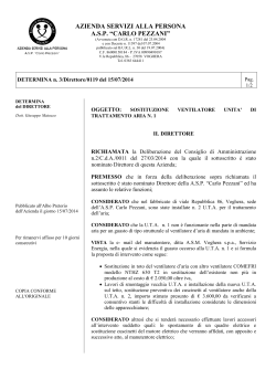 direzione sanitaria - Azienda Servizi Alla Persona Voghera
