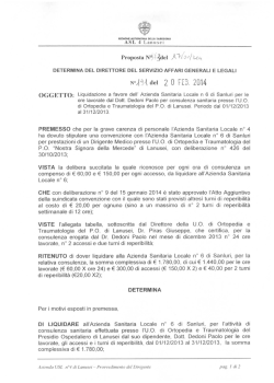 Determinazione n.191 del 20/02/2014 [file]