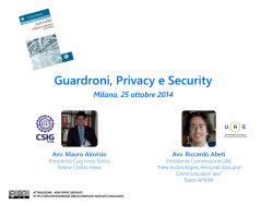 Guar-droni, privacy e security 2