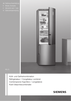 Kühl- und Gefrierkombination Réfrigérateur