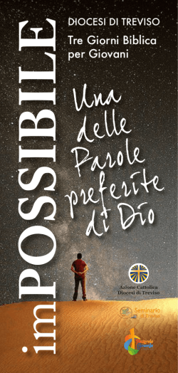 E Tre Giorni Biblica per Giovani