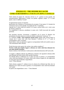 ANGOLO 50 &ndash; TRE SPONDE DI CALCIO &ndash; COME SI DETERMINA L